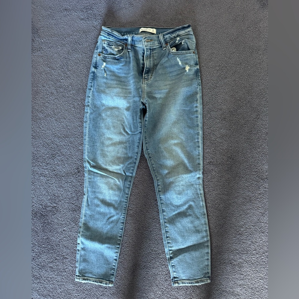 Abercrombie & Fitch Super Skinny Ankle High Rise Jeans – Size 6R / 28